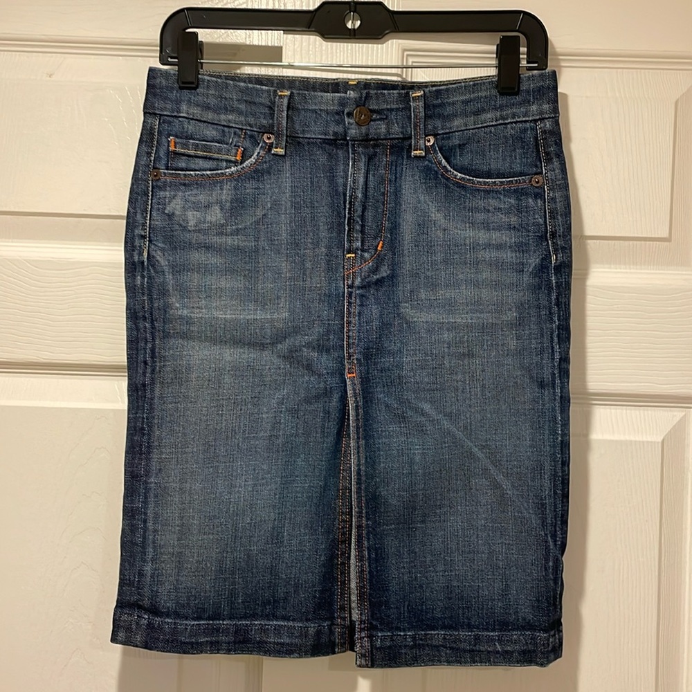 Vintage Citizens of Humanity Sophia Stretch Denim Pencil Skirt 25